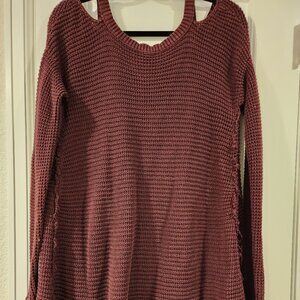 Small Free People Maroon Top